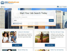 Tablet Screenshot of idahojobnetwork.com